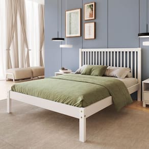 Cama De Casal De Madeira Para Colchão 138x188cm Multimóveis