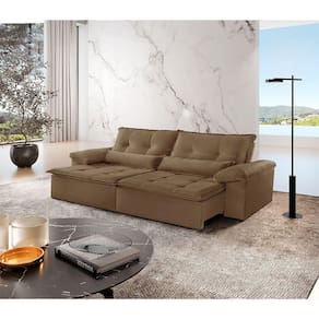 Sofá Parma Veludo 02 Módulos De 90cm B25cm Meu Sofá Online B016 Veludo Marrom