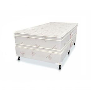 Cama Box + Colchão Castor Solteiro Hotel Fire 120x203x60cm