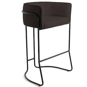 Banqueta Decorativa Betina D02 Marrom C-34- Lyam Decor