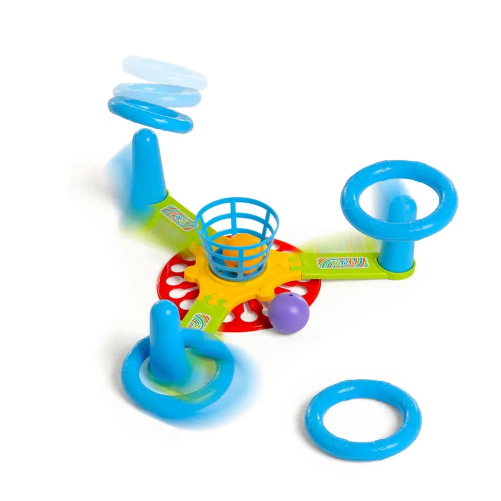Brinquedo Didático Gire E Jogue Tateti Colorido Empilhar