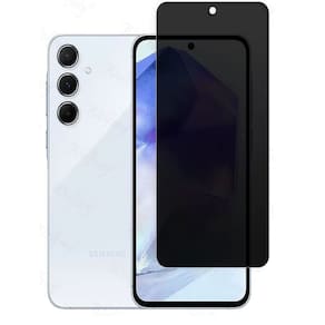 Película De Vidro Privativa 3D 9D Anti Espiao Para Samsung Galaxy A56 / Galaxy A36