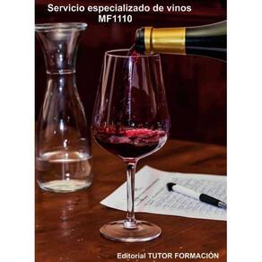 Servicio especializado de vinos. MF1110. - Espanhol