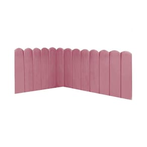 Cabeceira Painel Cama Solteiro Box Nuvem Suede Sandy 90 Cm :rosa