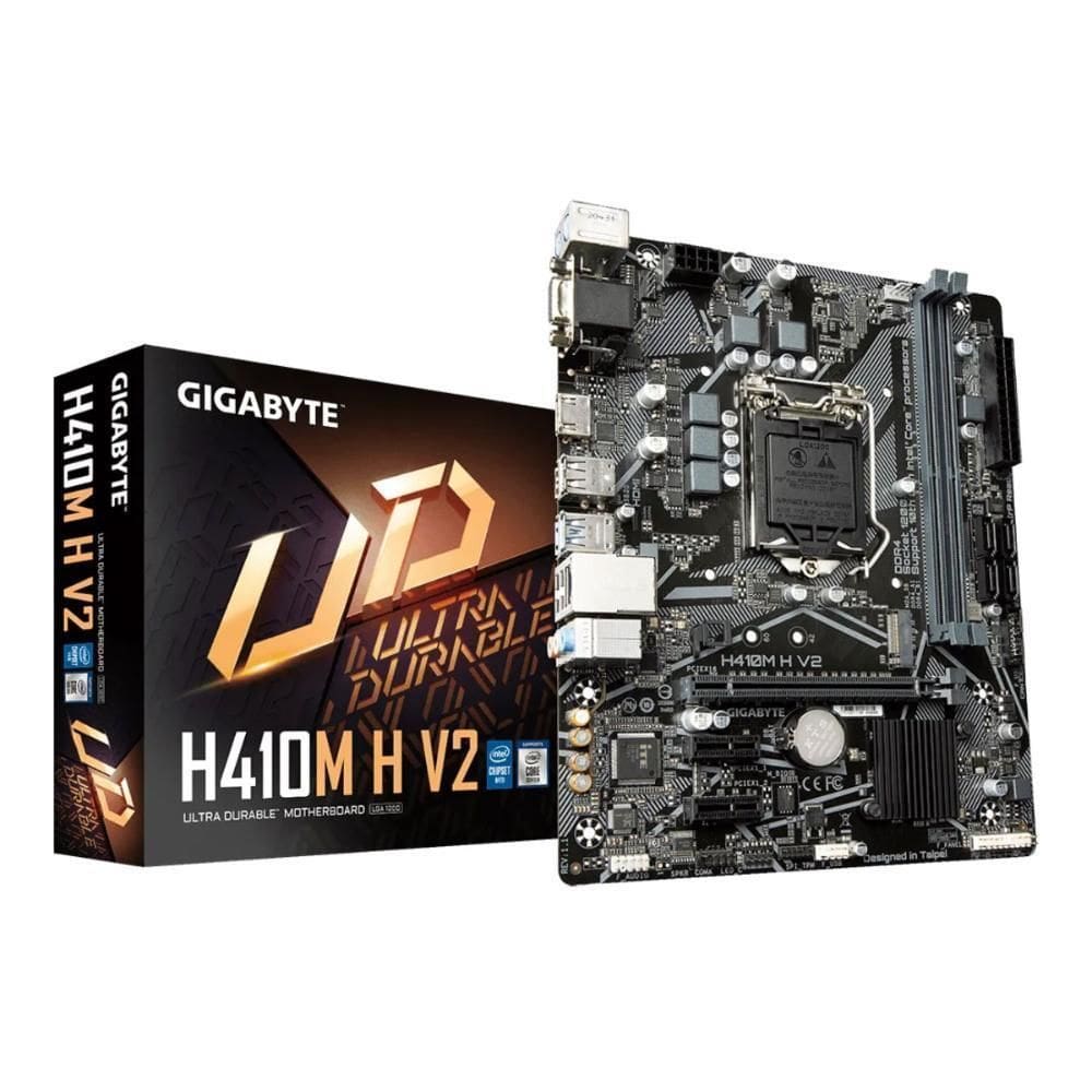 Placa Mãe Gigabyte H410M H V2 - Suporte Intel 10ª Geração