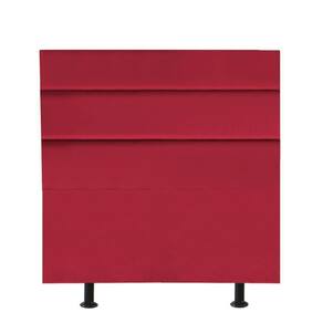 Cabeceira Estofada Argentina 100cm Solteiro Para Cama Box Quarto Corino Vermelho - Gat Magazine