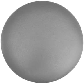 Assento Redondo Banqueta Cadeira Corino Cinza 39 Cm