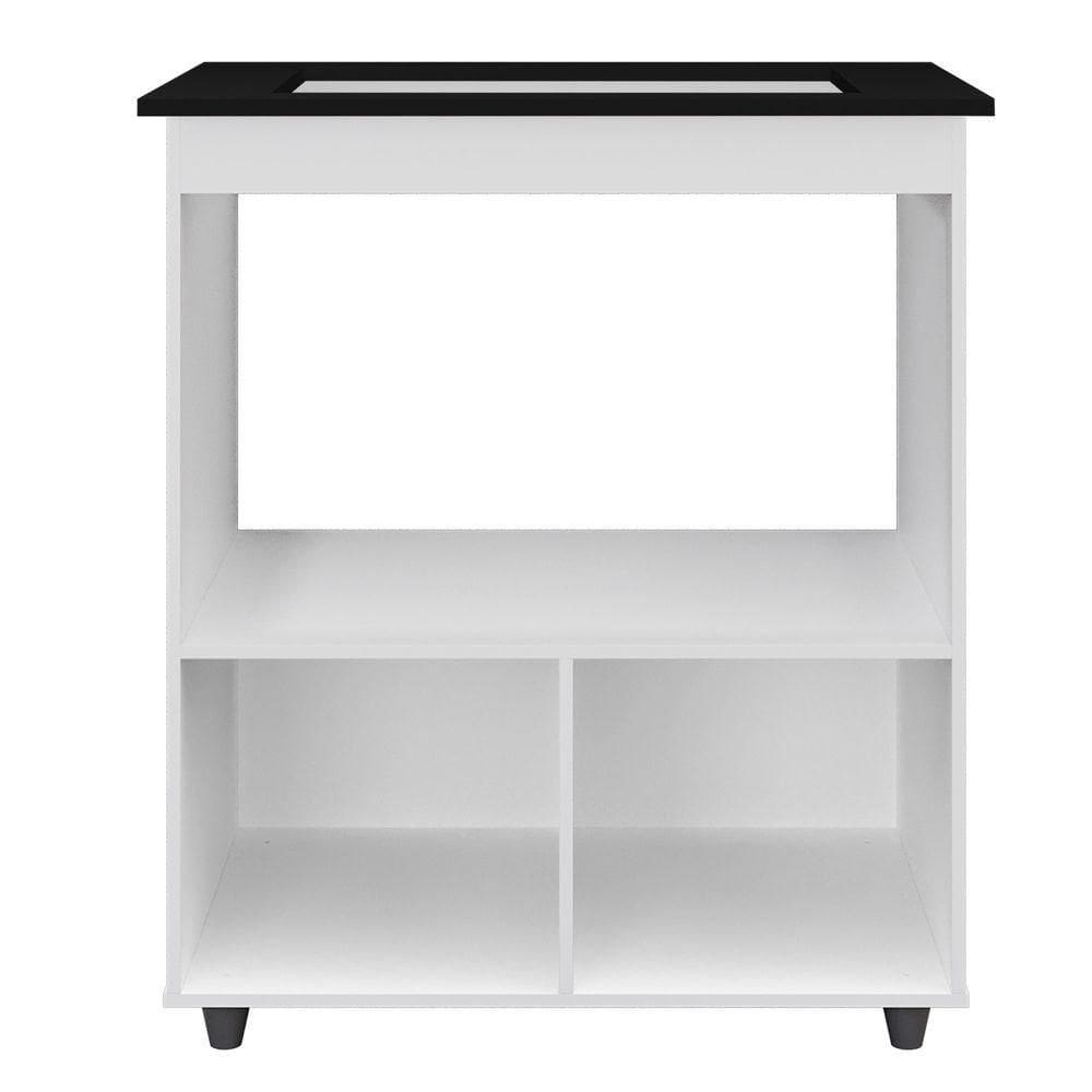 Balcão Para Cooktop Elisa 5 Bocas Com 2 Portas Branco - Moblis