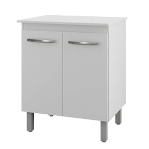 Balcão Multiuso Para Forno E Micro-ondas Serena Branco - Moblis