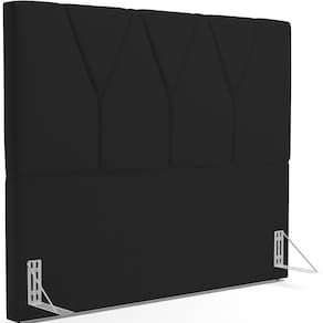 Cabeceira Cama Box Casal Queen 160 Cm Aurora W01 Preto