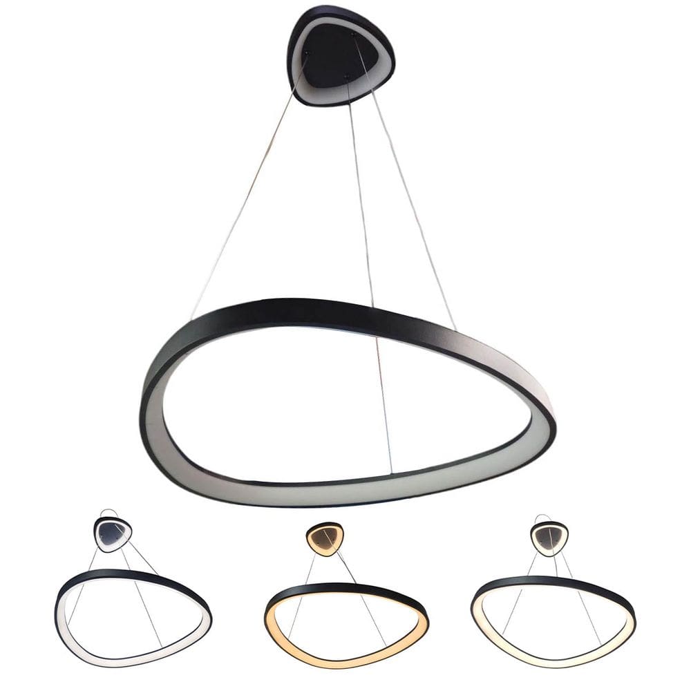 Lustre Luminaria Pendente 3 Em 1 Decoraçao Teto Sala Estar Quarto Iluminaçao Teto Loja Comercio