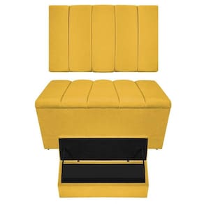 Kit Cabeceira E Calçadeira Sevilha P02 90 Cm Solteiro Corano