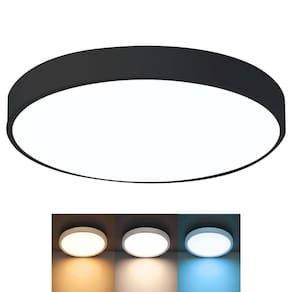 Luminária Plafon Led Sobrepor 3 Tons Teto Moderno Decoração Empresa Quarto Residencial Iluminação Sala Escritorio