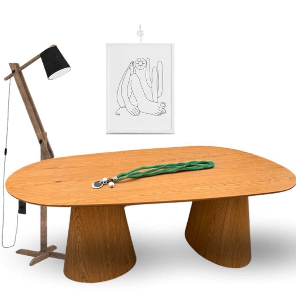 Mesa De Jantar Organica Tripper Em Freijo 180x100cm