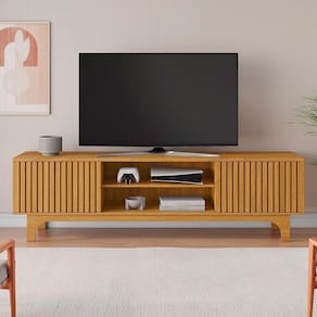 Rack Trunfo Candian Para Tv Até 70 Polegadas Jcm Movelaria Nature