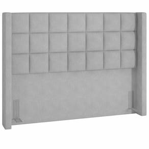 Cabeceira Cama Box King 195 Cm P05 Paris Linho Cinza