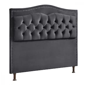 Cabeceira Holanda 1,95 2.0 - Veludo Shop Das Cabeceiras Chumbo