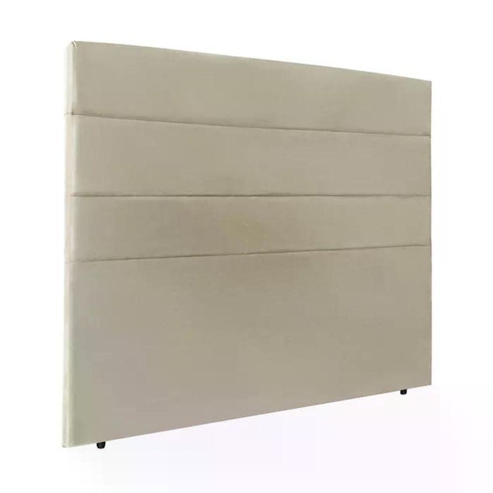 Cabeceira Solteiro 90Cm Bia Suede Marfim Id Suede Marfim