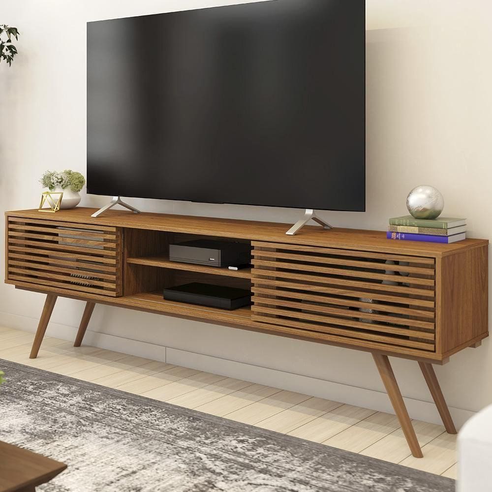 Rack Para Tv Até 70” Valencia Moov Jatobá