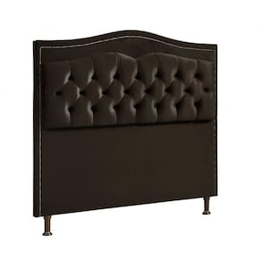 Cabeceira Holanda 1,95 2.0 - Veludo Shop Das Cabeceiras Chocolate