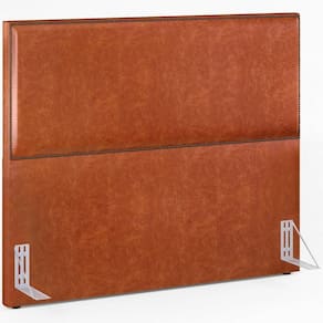 Cabeceira Cama Box Casal Tachas 140 Cm Vicenza L02 Camel