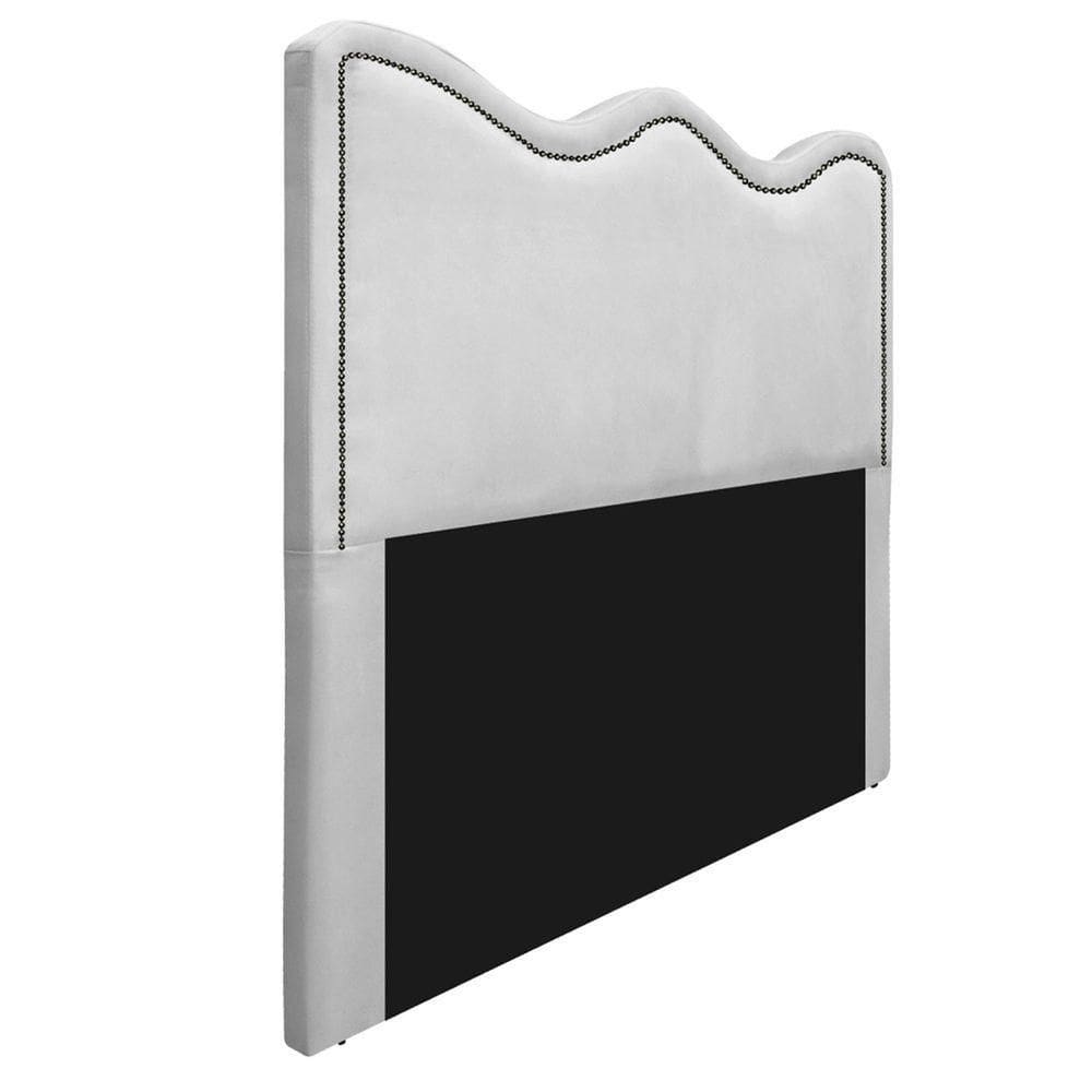 Cabeceira Solteiro Bari 90 Cm Cama Box Corano Branco