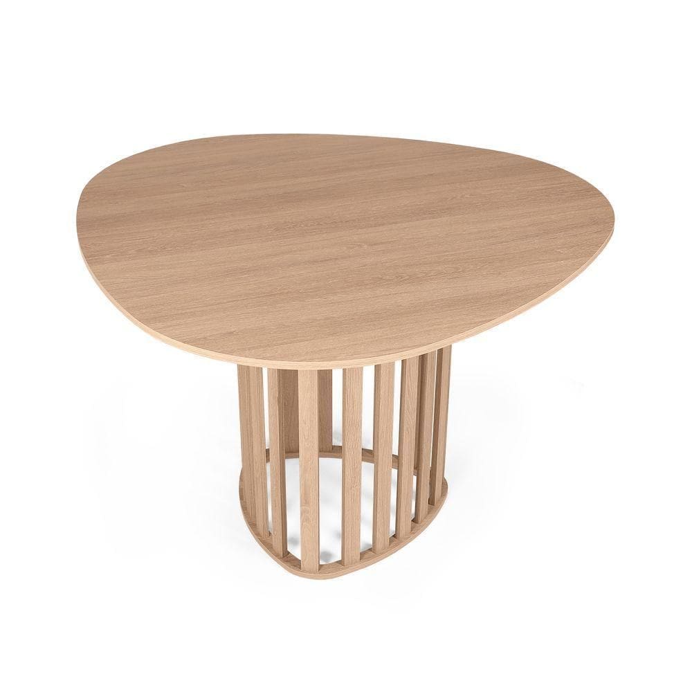 Mesa De Jantar Orgânica 4 Lugares 120x118cm Jade - Straub Web