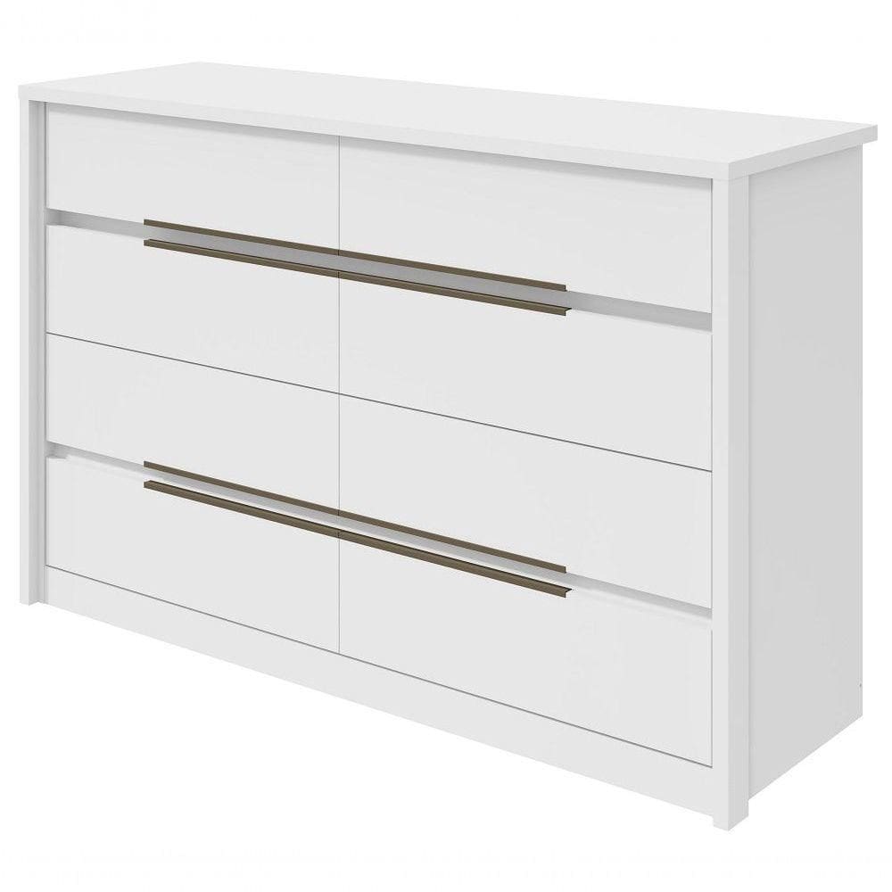 Comoda Urban 8 Gavetas Branco