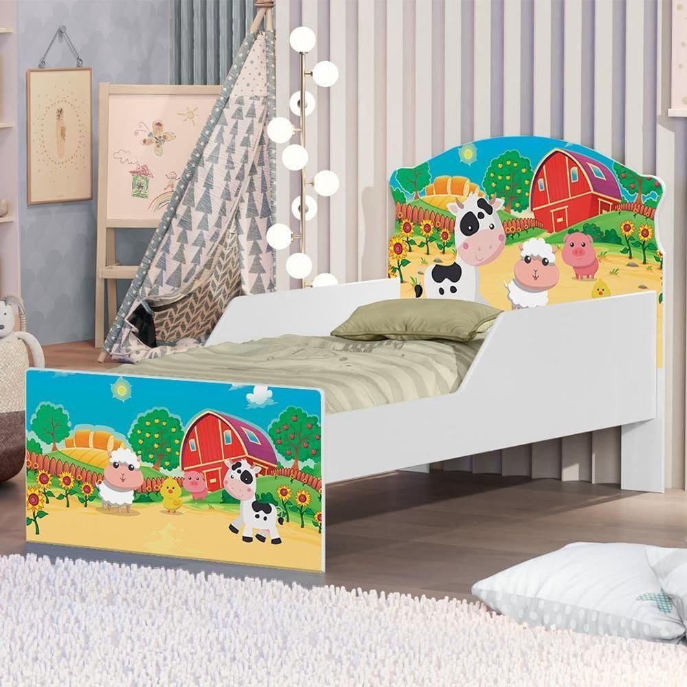 Cama Infantil Fazenda Mimosa Com Colchão