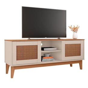 Rack 2 Portas Para Tvs De 40 Polegadas Nitro Off White Noce