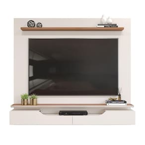 Painel Para Tv Até 60" Polegadas Levi Off White Freijó