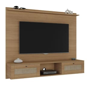Painel 2 Portas Para Tvs De 72 Polegadas Uraí Carvalho