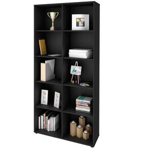 Estante Multiuso Com 10 Nichos Clean A02 187X90 Preto