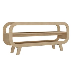 Rack Retrô Para Tvs De 60` Anahy Naturale