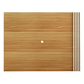 Painel Para Tv 42" Pl3004 Natural Off White Off White