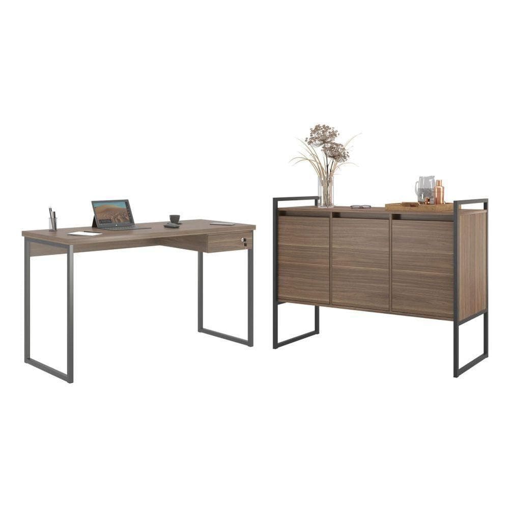 Conjunto Mesa E Buffet Garruer Affara