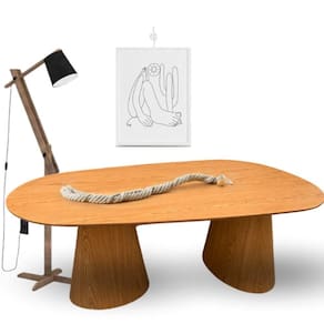 Mesa De Jantar Organica Tripper Em Freijo 260x140cm