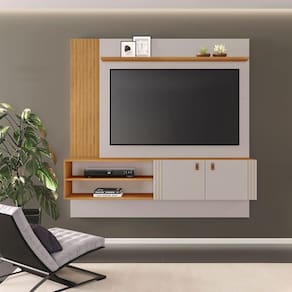 Painel Preciso Candian Jcm Movelaria Off White Com Cinamomo