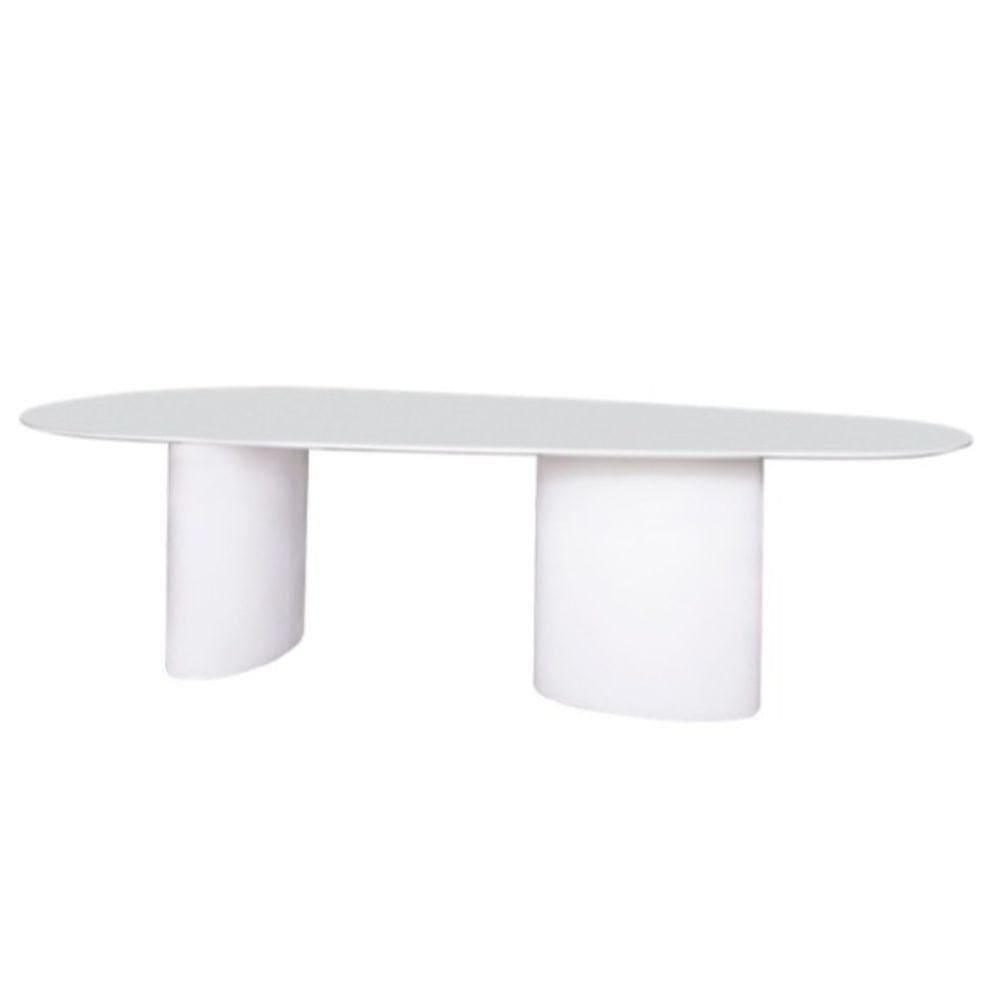 Mesa De Jantar Orgânica Duo 244x137cm Laqueada
