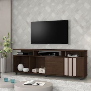 Rack Atraente Candian Jcm Movelaria Café Com Off White