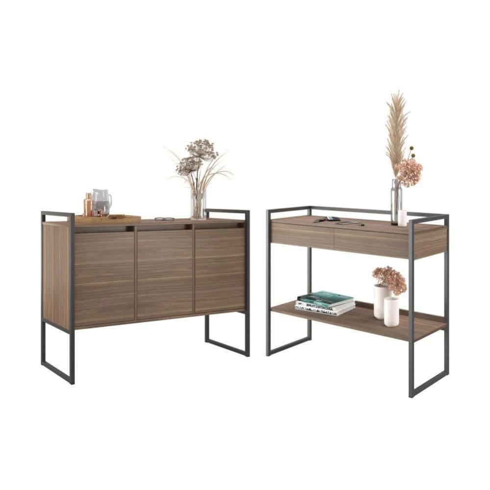 Conjunto Buffet E Aparador Industrial - Affara Affara