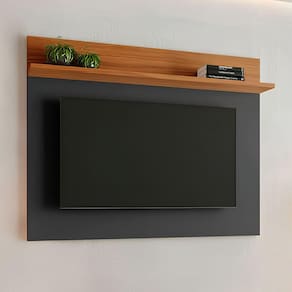 Painel 135cm Para Tv Até 50 Polegadas Nt1185 Notável Preto Tx- Freijó Trend