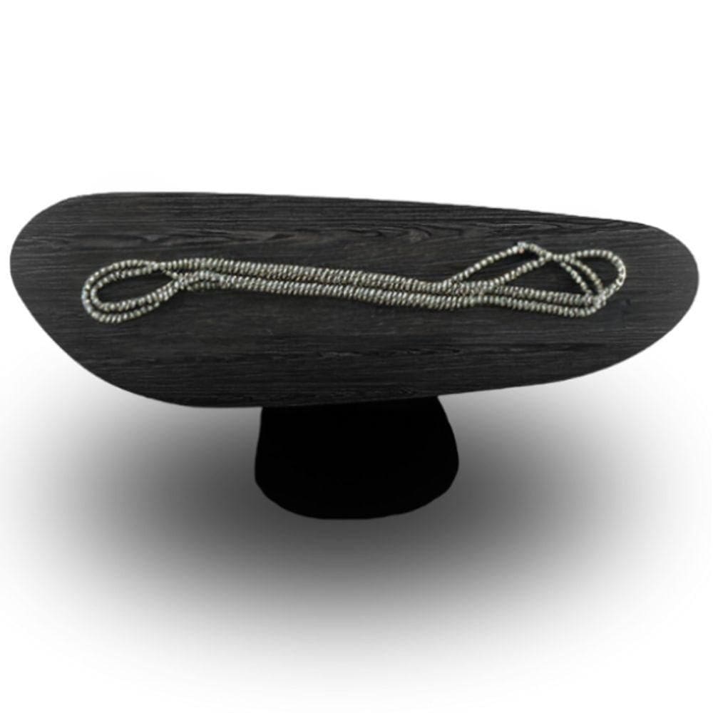 Mesa Oval Organica Em Freijo 2,44x1.37