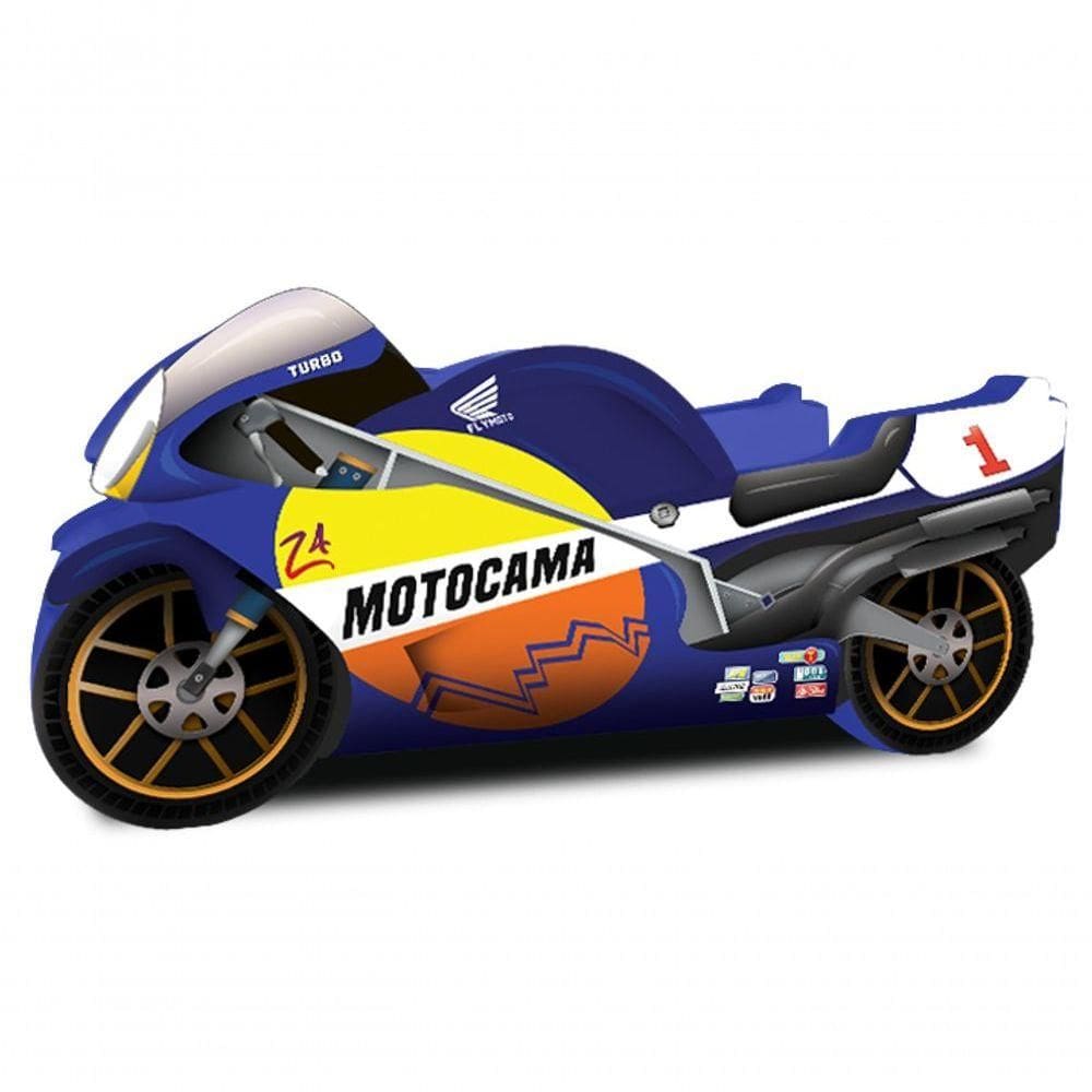 Moto Cama Z4 - Solteiro Cor Azul Tamanho:solteiro
