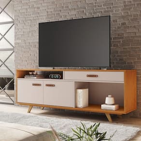 Rack Impar Candian Jcm Movelaria Cinamomo Com Off White
