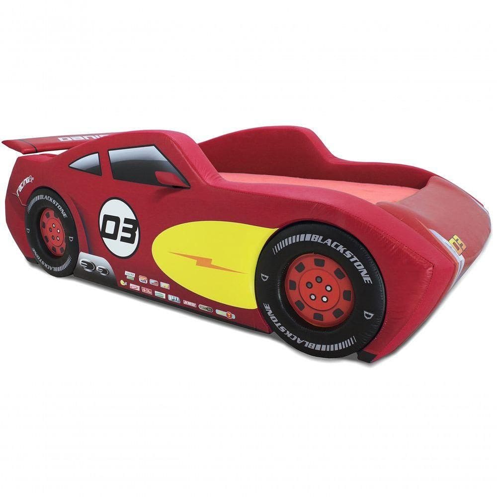 Cama Carro Racing Solteiro - Vermelha Tamanho:solteiro