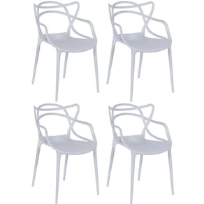 Kit 4 Cadeiras Allegra - Cinza