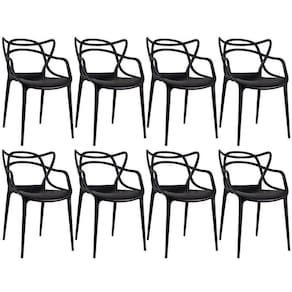 Kit C|8 Cadeiras Umix-400 Preta