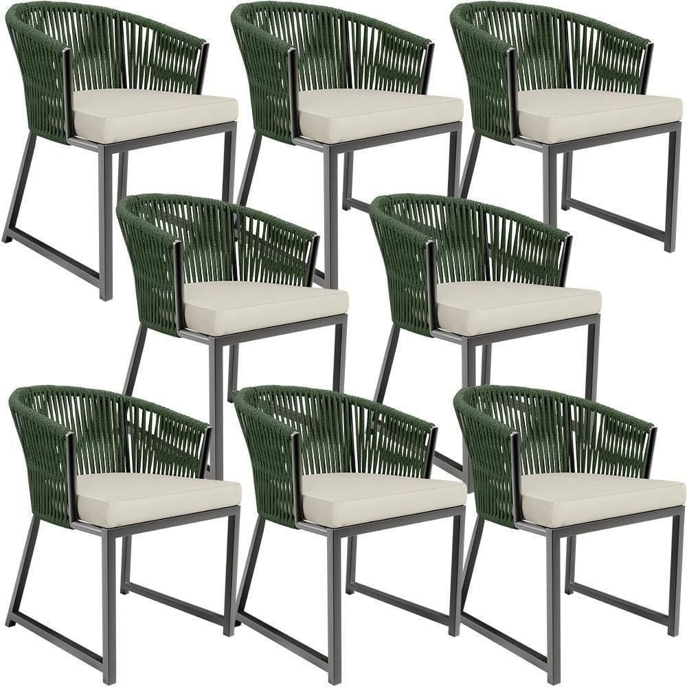 Kit 08 Cadeiras Para Área Gourmet Cozinha Bethari D04 Verde