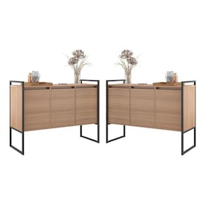 Armario Industrial 3 Portas Montana Conjunto 2 Peças